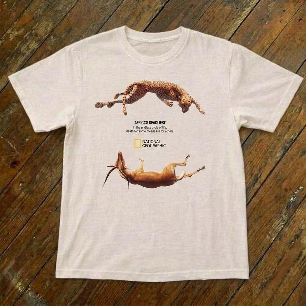 National Geographic White T Shirt